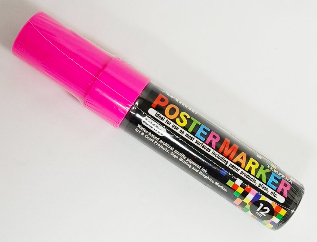 Marcador permanente Poster Marker 12 mm Rosa Neón EPP-12ROSN