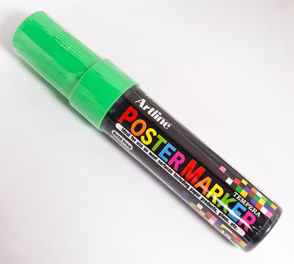 Marcador permanente Poster Marker 12 mm Verde Neón EPP-12VEN