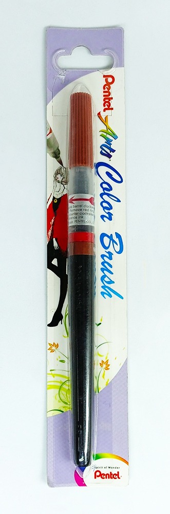 Pincel Recargable PENTEL color Brush XGFL - 106 Café