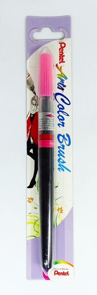 Pincel Recargable PENTEL color Brush XGFL - 109 Rosa