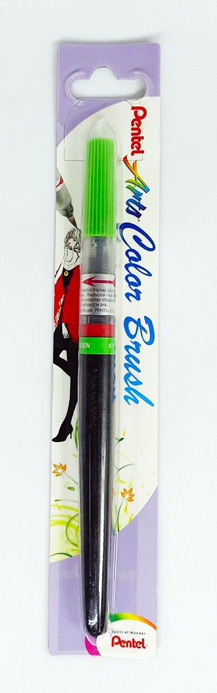 Pincel Recargable PENTEL color Brush XGFL - 111 Verde