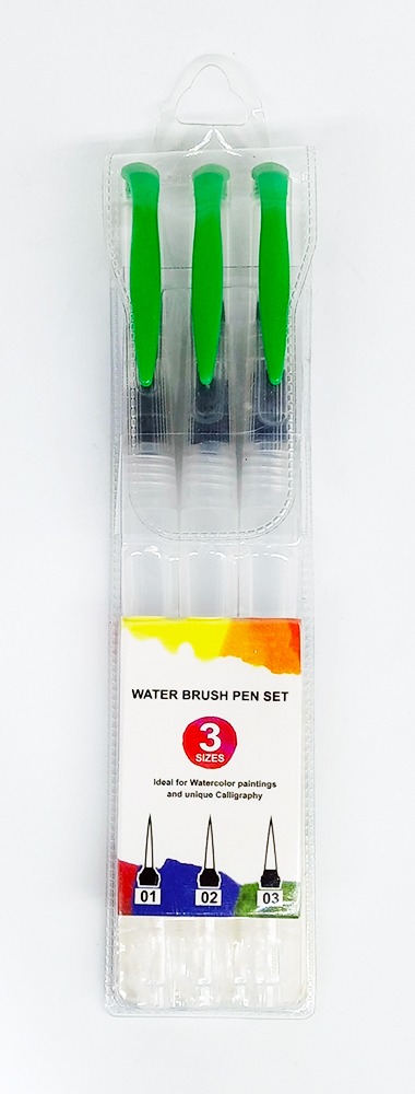 Pincel Recargable MIAO 3 piezas punto Redonda Water Brush