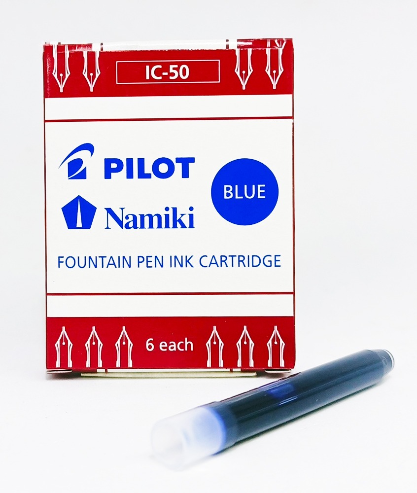 Repuesto de tinta para plumafuente PILOT IC.50 (6 cartuchos) Azul
