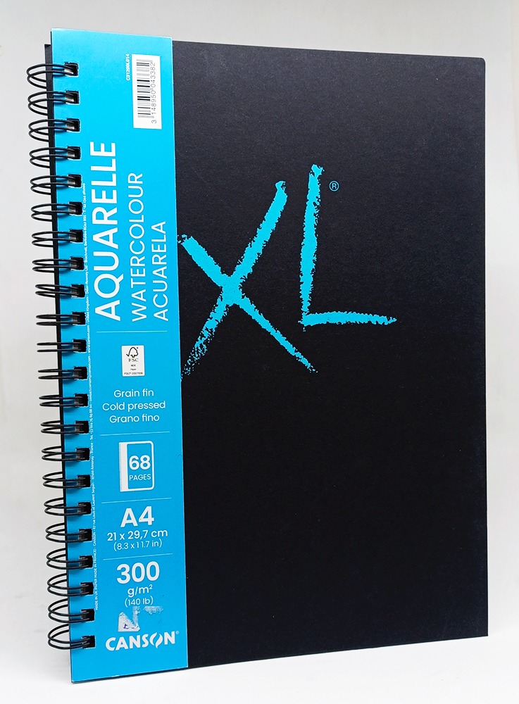 Block de Dibujo Espiral A-4 CANSON XL Acuarela 300 gr 68 hojas L014