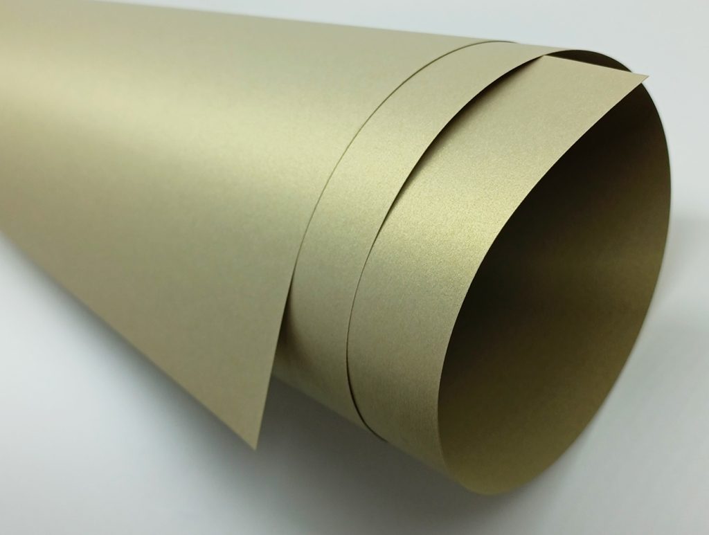 Papel CURIOUS Metálico 70 x 100 cm 120 gr Gold Lead