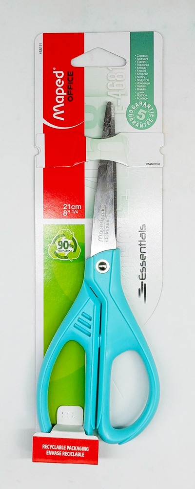Tijera MAPED 21 cm 468111 Essentials Grenn E4681 verde
